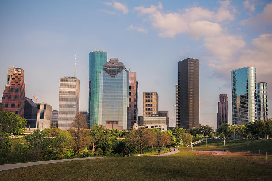 Houston Skyline Photograph by Ray Devlin