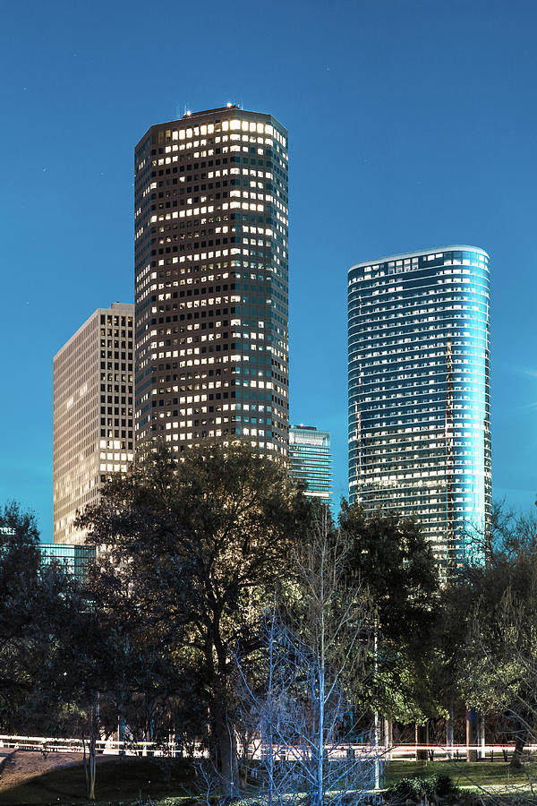 Houston Texas Cityscape Photograph by Gregory Ballos