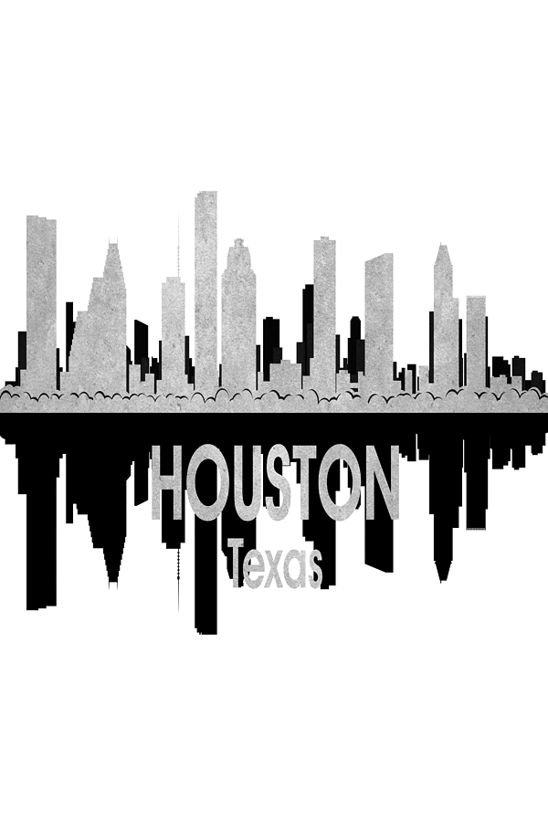 Houston TX 4 Vertical Digital Art by Angelina Tamez