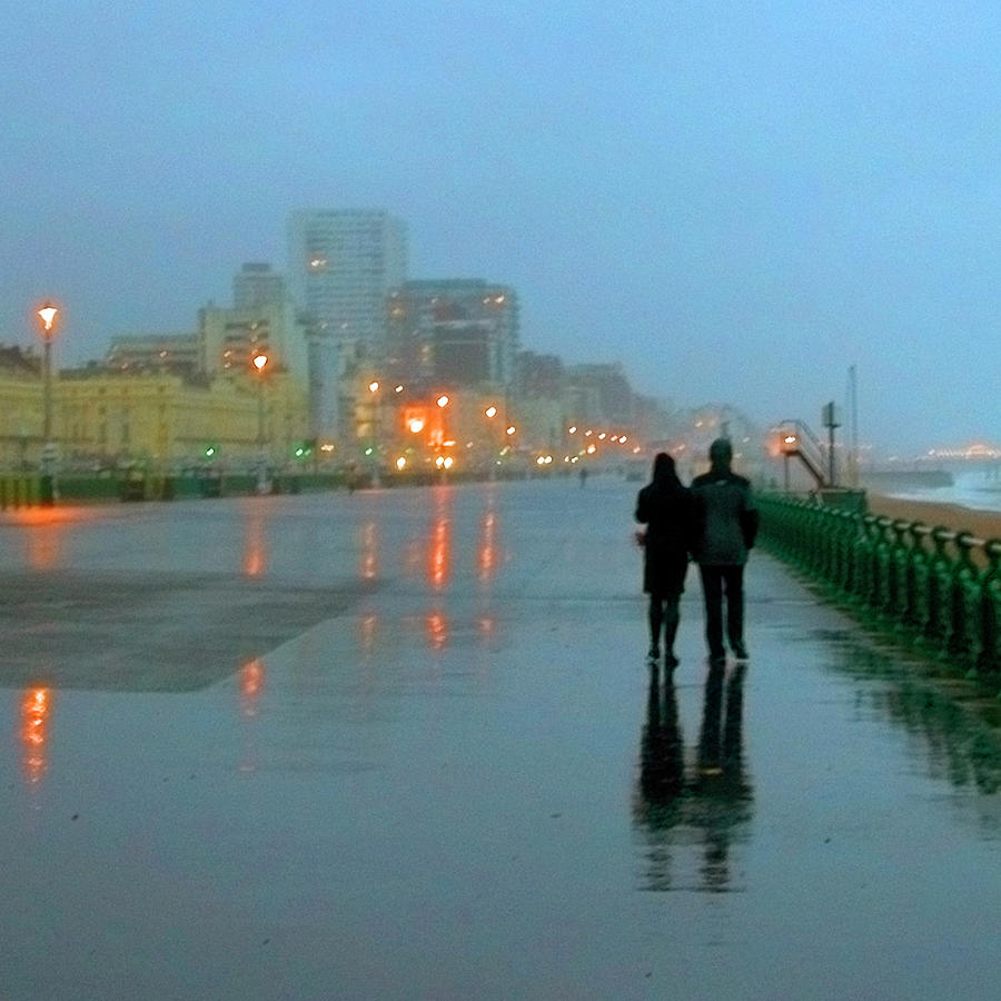 Hove Photograph - Hove Prom At Dusk by Nigel Chaloner Hove Photograph - Hove Prom At Dusk by Nigel Chaloner