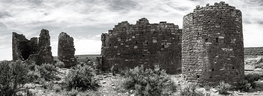 Hovenweep - Black and White Photograph by K Bradley Washburn
