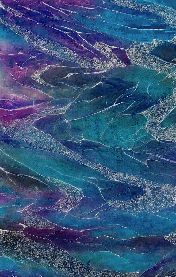 How Blue is the Ocean Mixed Media by Mary Martin