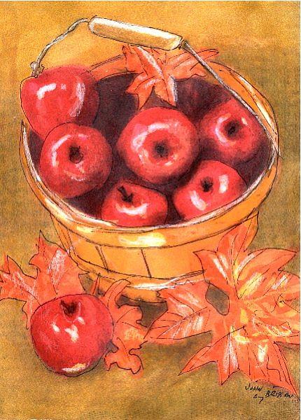 How Bout Those Apples Painting by John Brisson