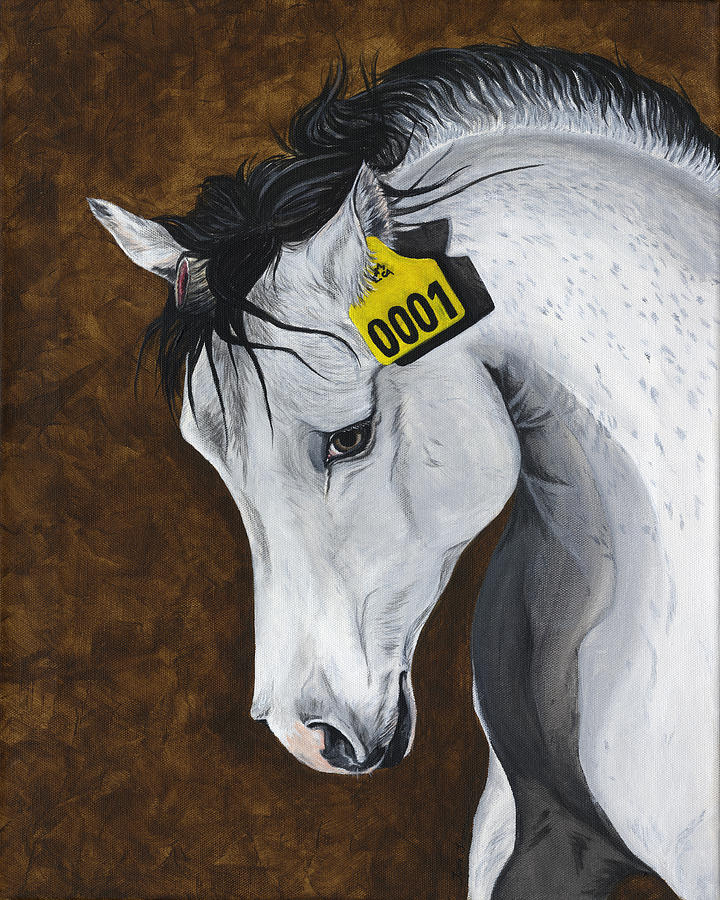 Unicorn - How Far Would We Go? Painting by Twyla Francois