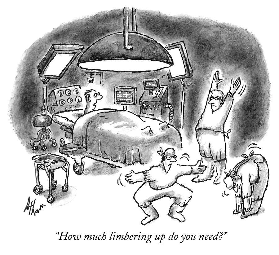 How much limbering up do you need Drawing by Frank Cotham How much limbering up do you need Drawing by Frank Cotham