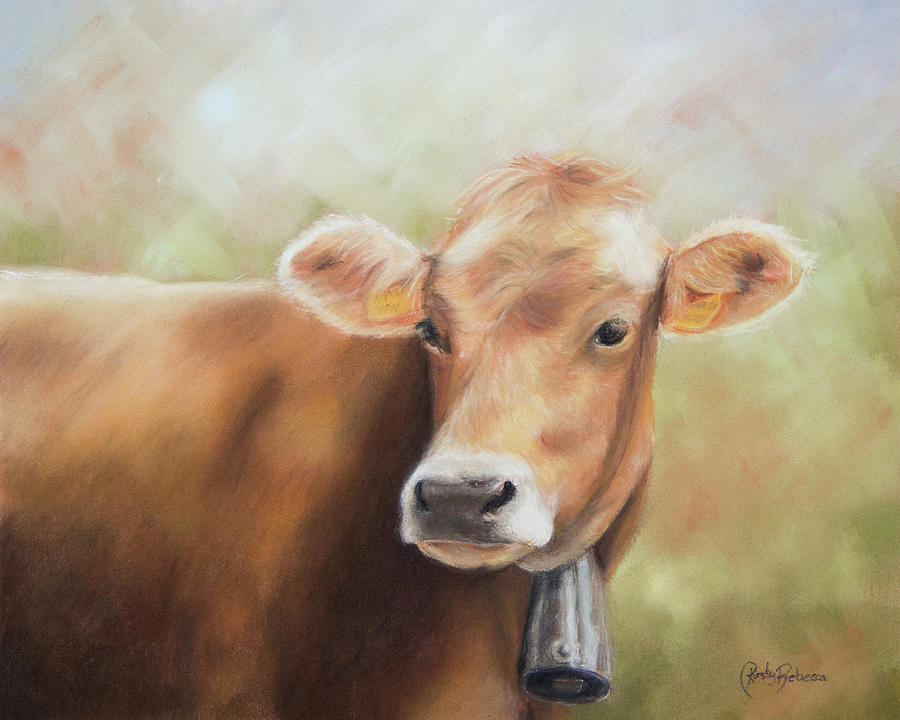 How Now Brown Cow Pastel by Kirsty Rebecca