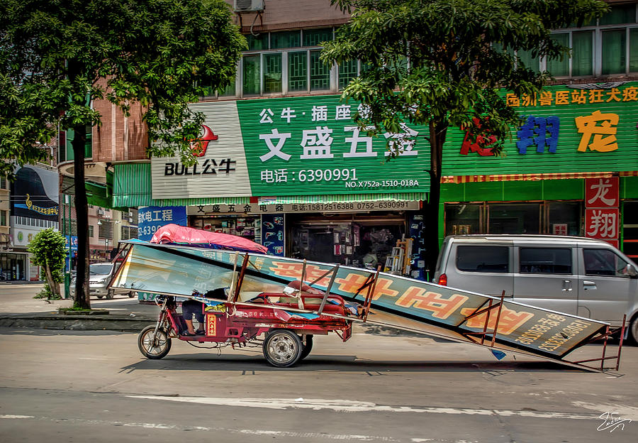 How Things Get Around In Shilong China Photograph by Endre Balogh