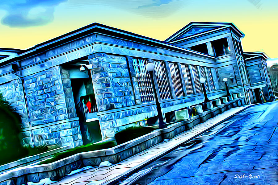 Architecture Digital Art - Howard County Courthouse by Stephen Younts
