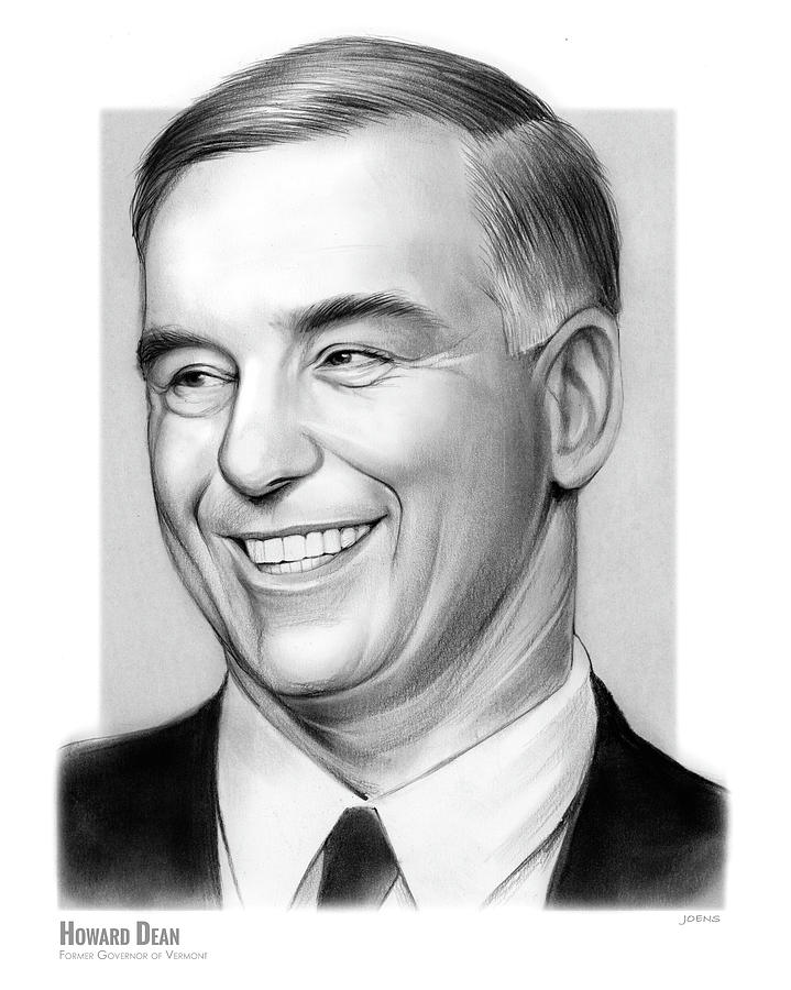 Howard Dean Drawing - Howard Dean by Greg Joens