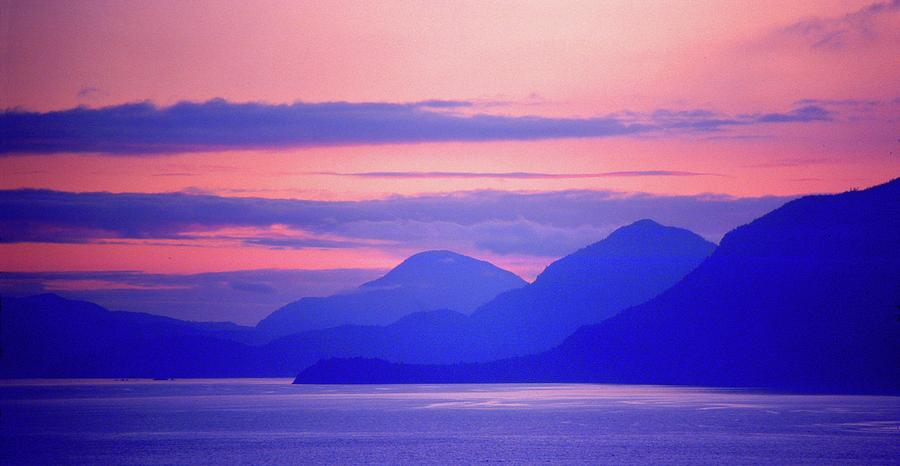 Howe Sound Sunset Two Photograph by Lyle Crump