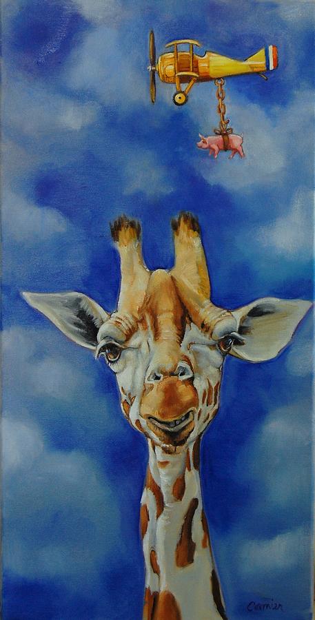 Hows The Air Up There? Painting by Jean Cormier