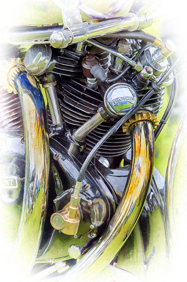 Hrd Vincent Series D Engine Detail Photograph by Tim Gainey