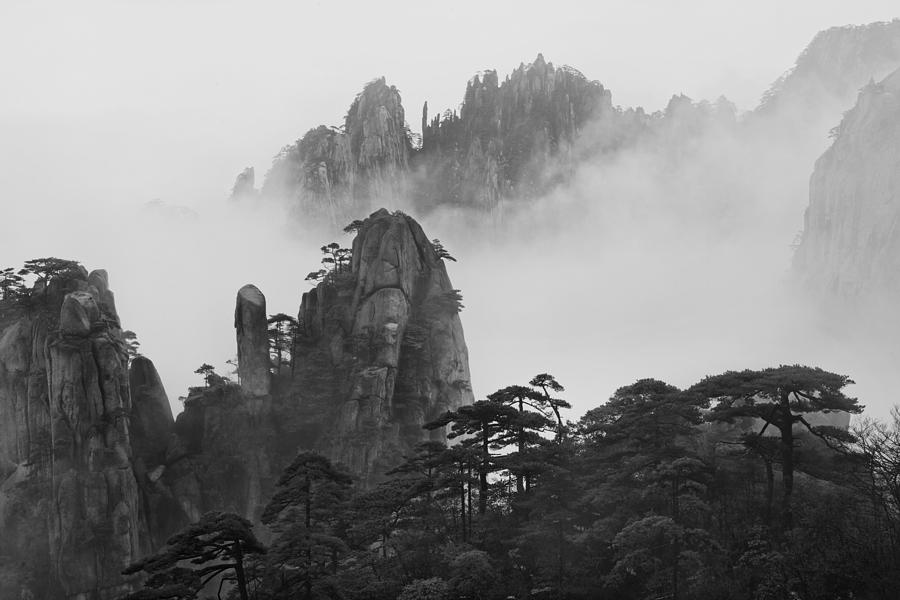 Landscape Photograph - Huangshan by Yan Zhang