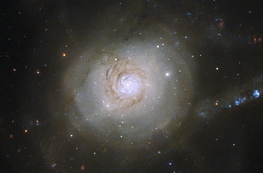 Hubble Image Of Ngc 7252 Photograph