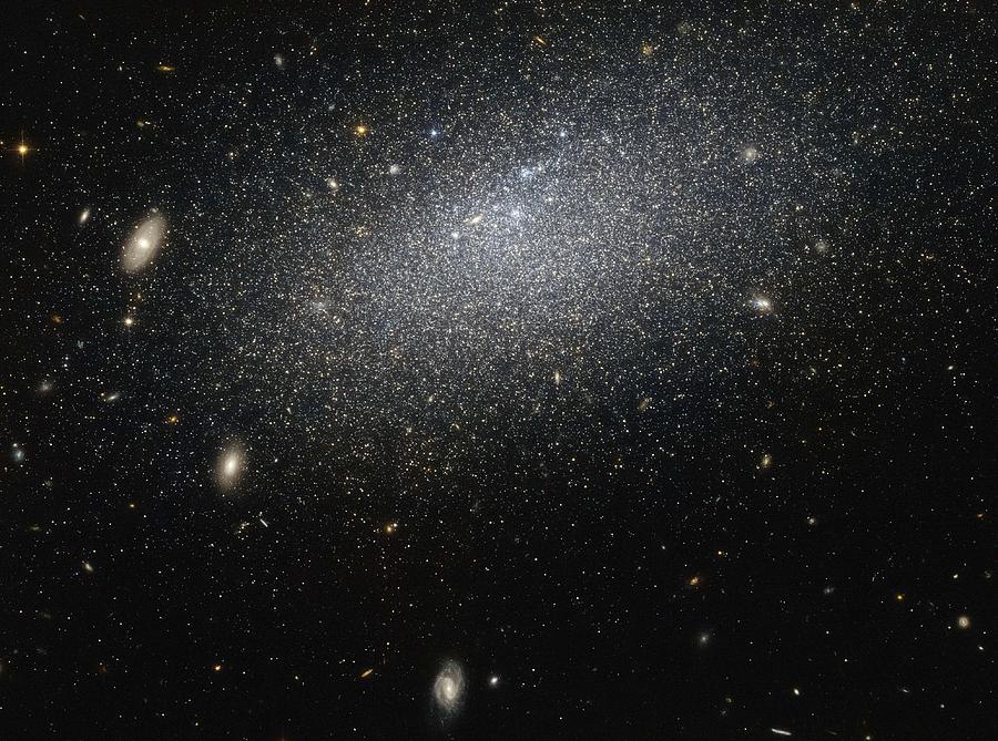 Hubble Sees a Supermassive and Super-hungry Galaxy2 Painting by Celestial Images