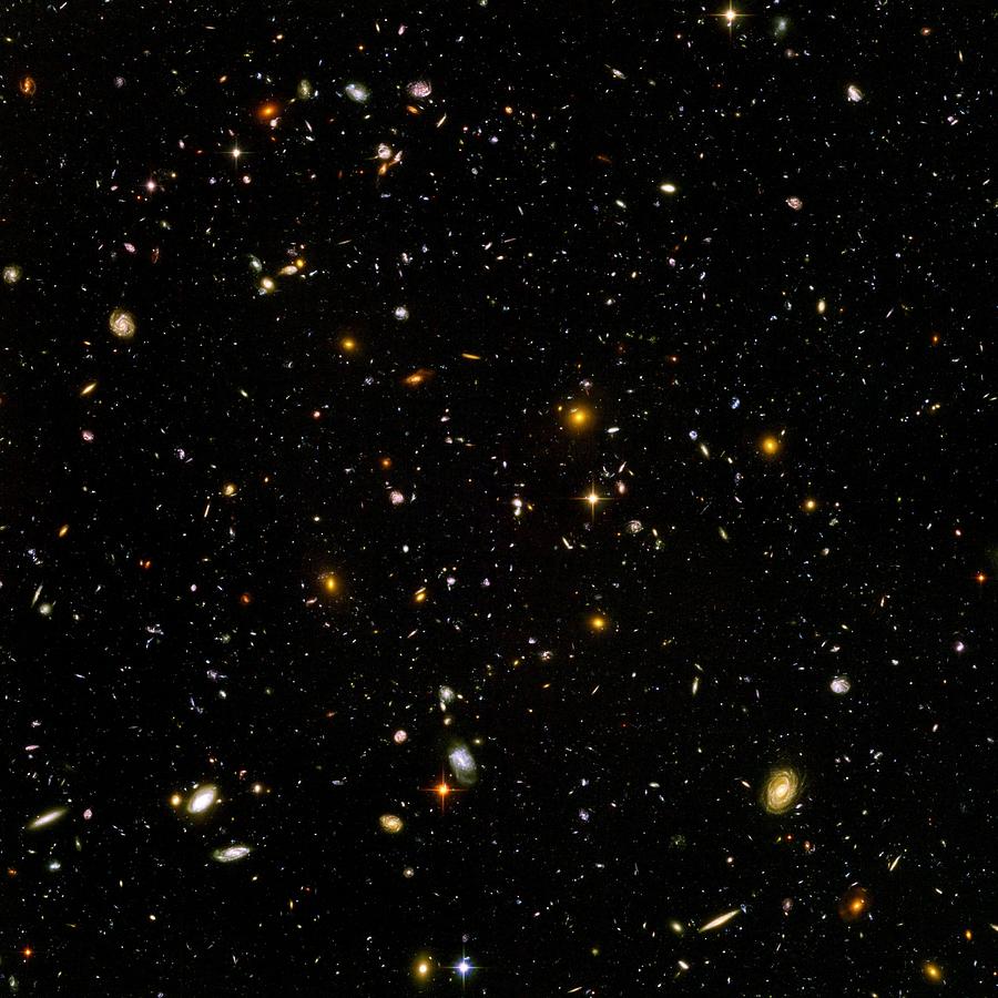 Hubble Ultra Deep Field Photograph by NASA and the European Space Agency