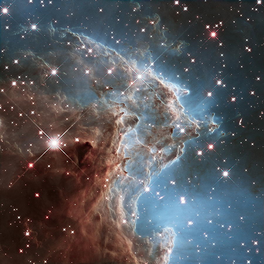 Hubbles 24th Birthday Snap Of Monkey Head Nebula Photograph by Eric Glaser