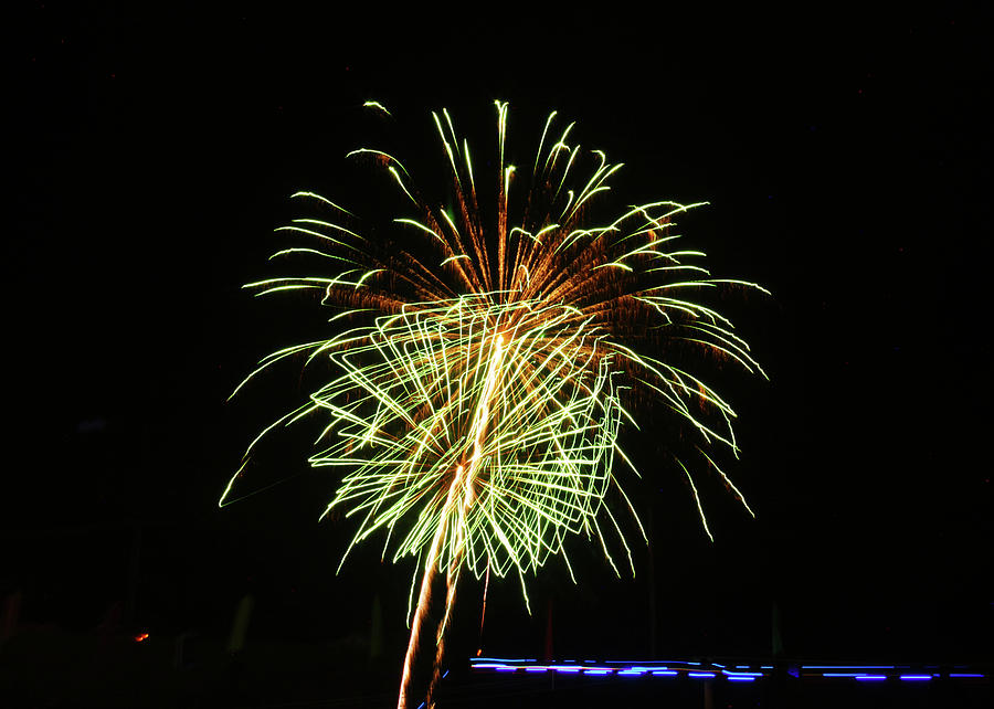 Hudson Fireworks Photograph by Laura Catherine Fine Art America