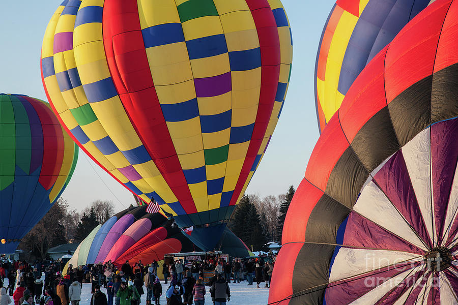 Hudson Hot Air Balloon Festival 2018 Look At The Colors Photograph by Wayne Moran