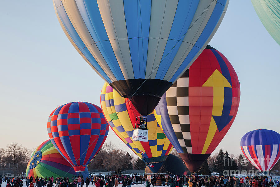 Hudson Hot Air Balloon Festival 2018 Perfect Morning Photograph by Wayne Moran
