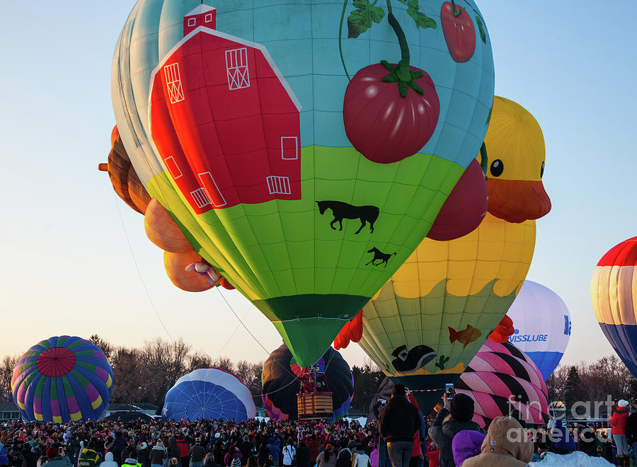 Hudson Hot Air Balloon Festival 2018 The Farm Photograph by Wayne Moran
