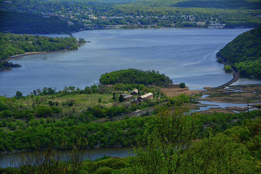 Hudson River from Bear Mountain in the Spring Photograph by Raymond Salani III