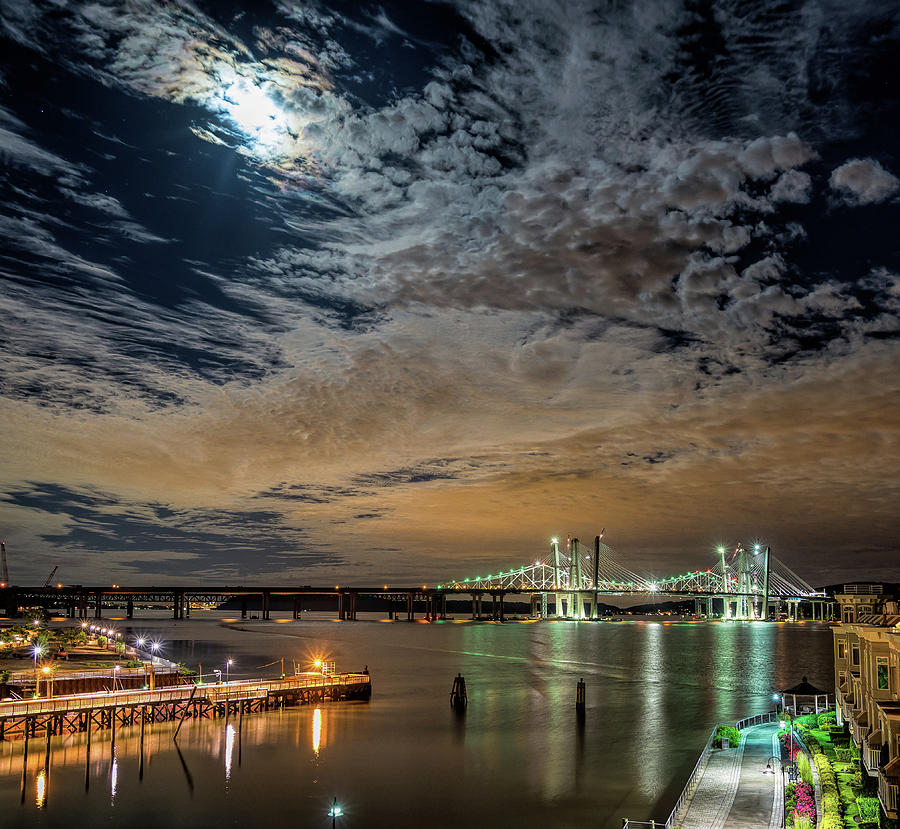 Hudson River Illumination  Photograph by Jeffrey Friedkin
