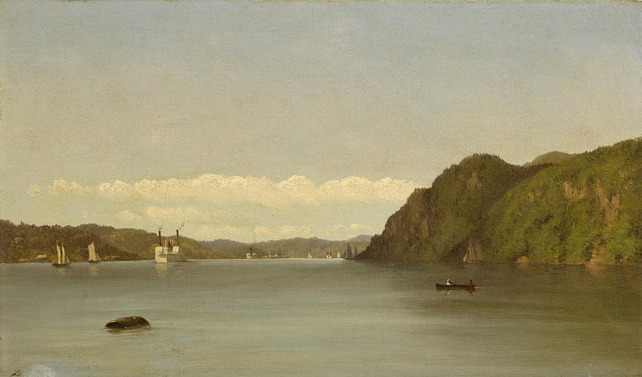 Hudson River Landscape Painting by John Williamson