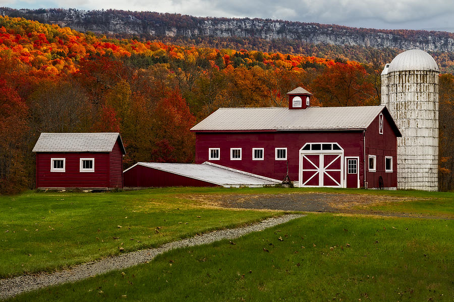 Farm Photograph - Hudson Valley NY Countryside by Susan Candelario