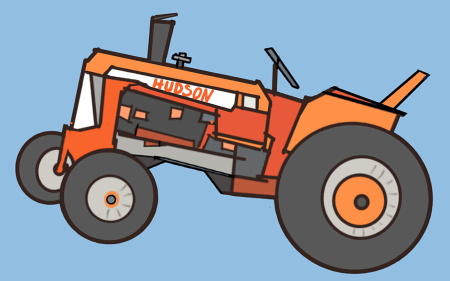 Farm Digital Art - Hudsons Tractor by Dennis Casto