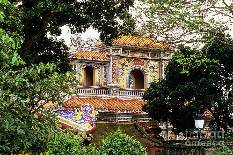 Hue Hien Nhon Gate 02 Photograph by Rick Piper Photography