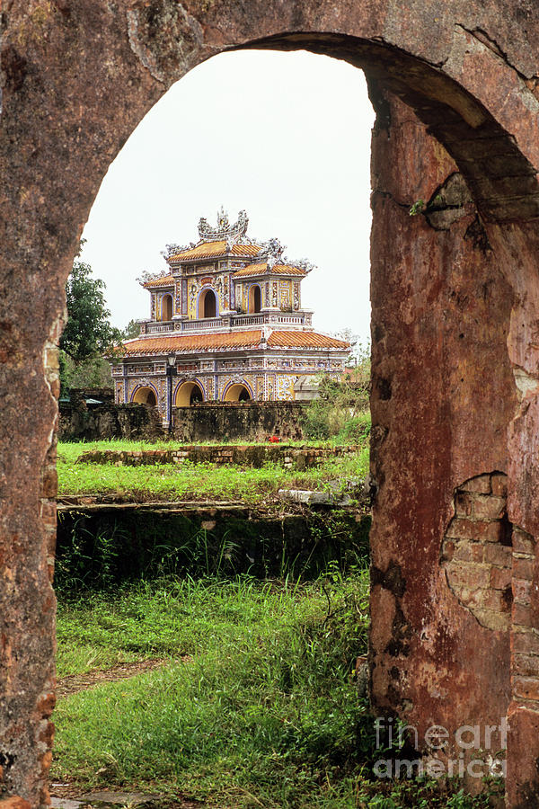 Hue Hien Nhon Gate 04 Photograph by Rick Piper Photography