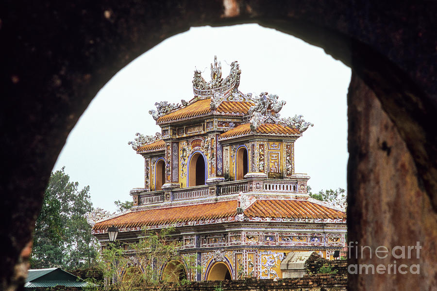 Hue Hien Nhon Gate 05 Photograph by Rick Piper Photography