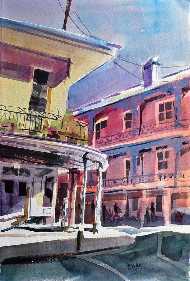 New Orleans Painting - Hues of the French Quarter by Spencer Meagher