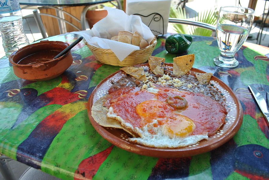 Breakfast Photograph - Huevos Rancheros in Mexico by Nimmi Solomon