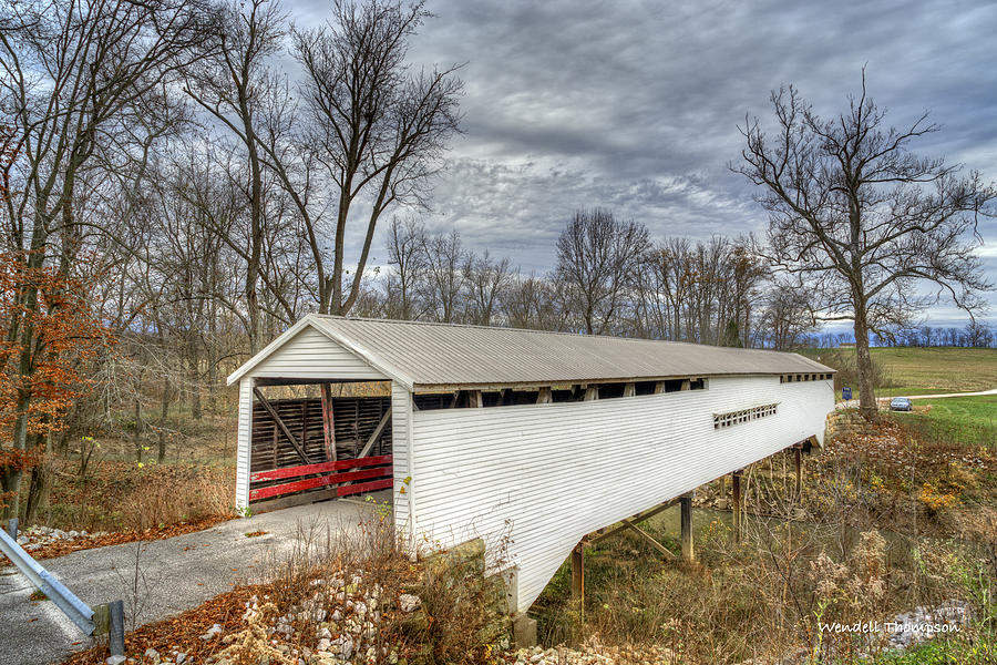 Huffman Mill Covered Bridge #1 Photograph by Wendell Thompson