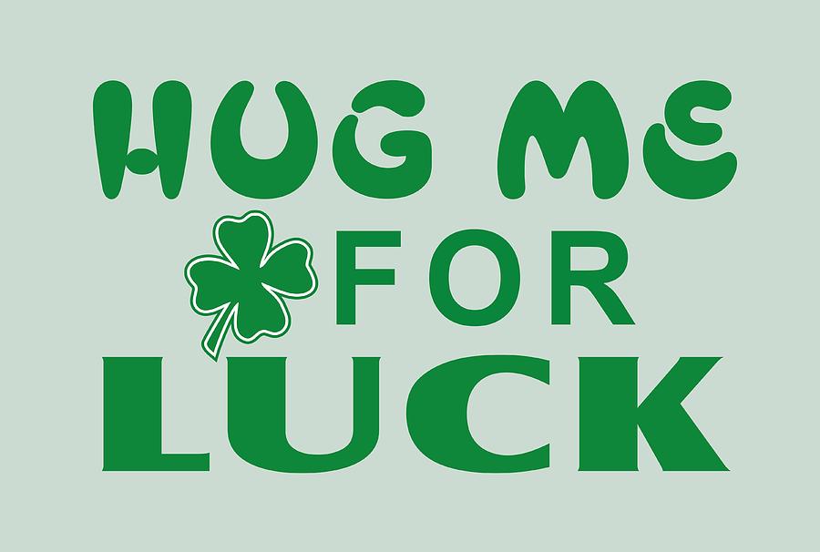 Beer Drawing - Hug me for Luck by Ozdilh Design