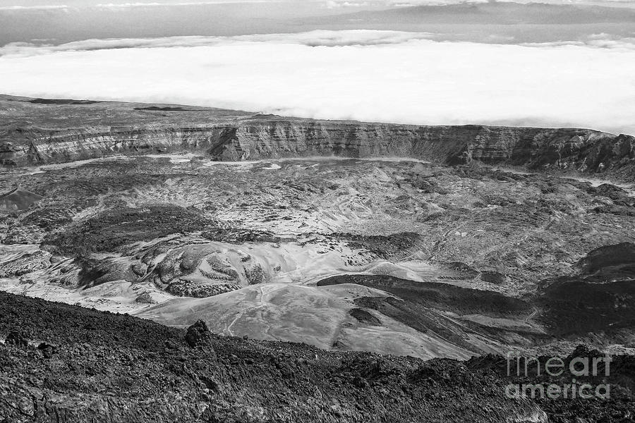 Huge crater mound Photograph by Patricia Hofmeester