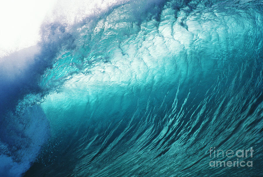 Huge Glassy Wave Photograph by Ali ONeal - Printscapes