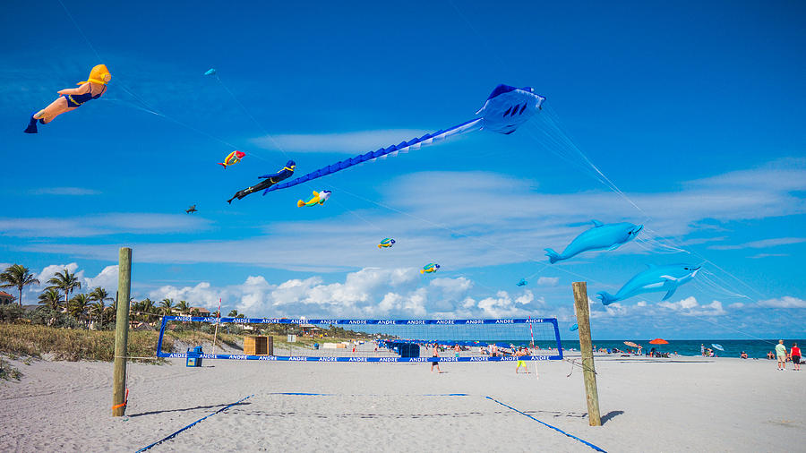 Huge Kites Delray Beach Photograph by Lawrence S Richardson Jr