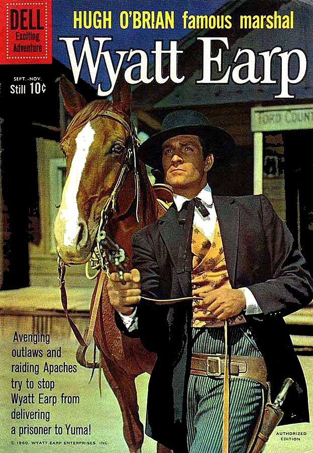 Hugh OBrien as Wyatt Earp Number 4 C.1957-2015 Photograph by David Lee Guss