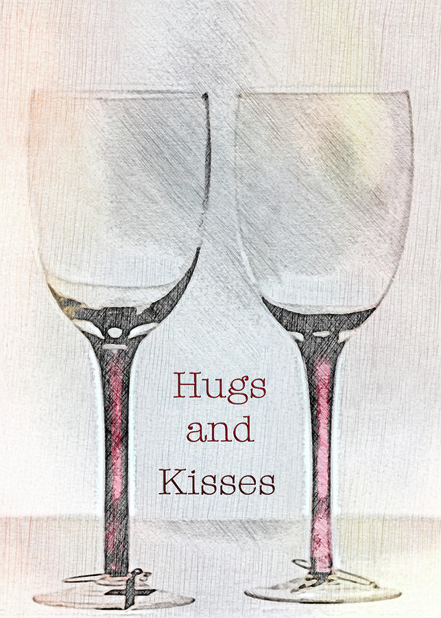 Hugs and Kisses Digital Art by Sherry Hallemeier