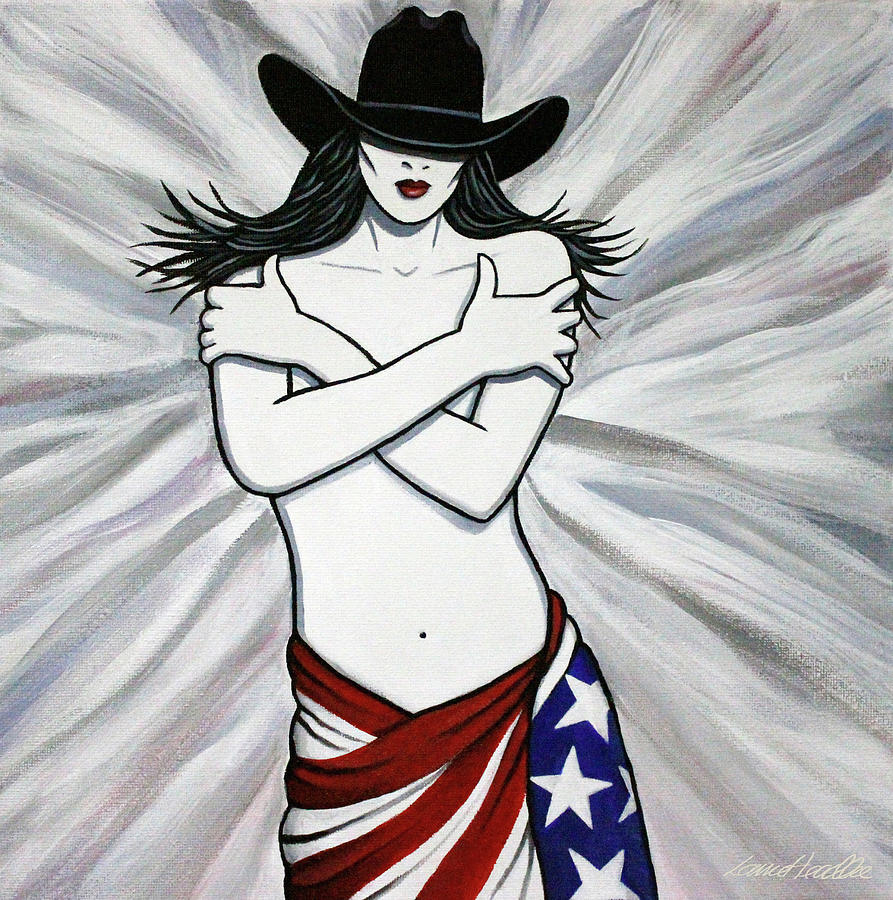 Hugs to America Painting by Lance Headlee