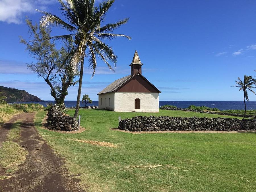Hawaii Photograph - Huialoha Church of Christ est. 1859 by R A W M 