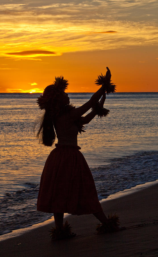 Hula dancer Photograph by James Roemmling