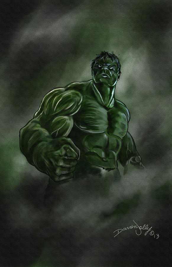 Hulk Painting by Darren Jolly - Fine Art America