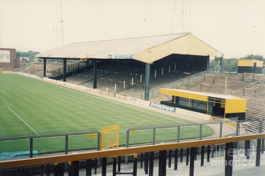 Hull City - Boothferry Park - East Stand Railway 2 - August 1991 Photograph by Legendary Football Grounds