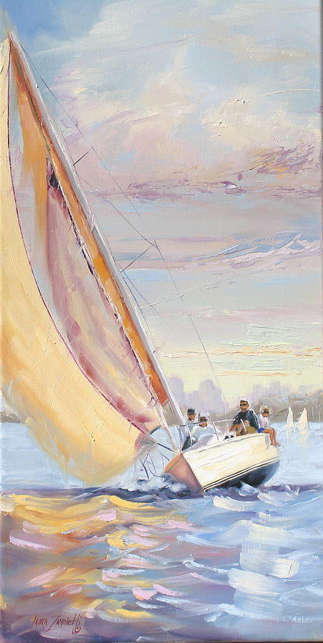 Hull Painting by Laura Lee Zanghetti