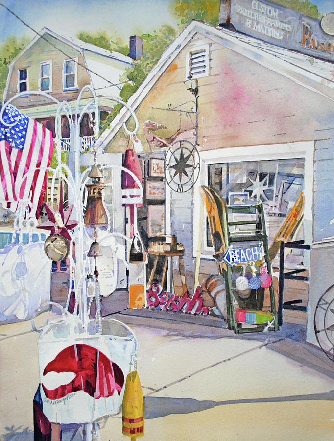 Shopping Painting - Hull of a Shoppe by P Anthony Visco