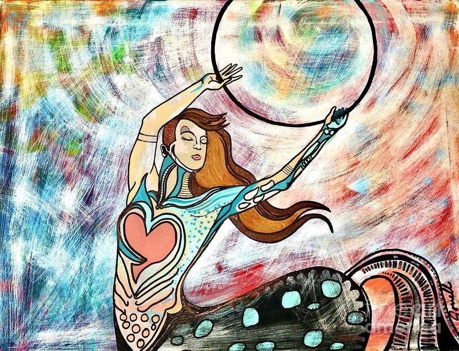 Hulla Hoop Painting by Amy Sorrell